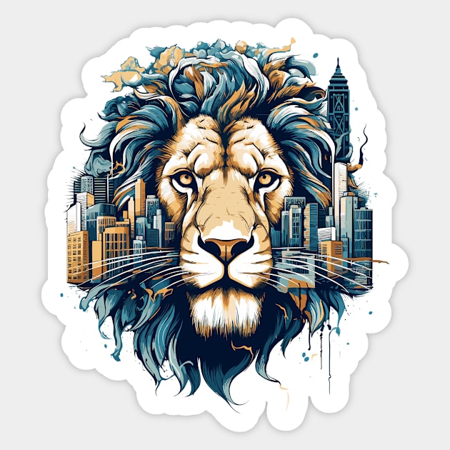 Lion Predator Animal Beauty Nature Wildlife Discovery Sticker by Cubebox